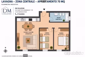 Lavagna trilo arredato e ristrutturato