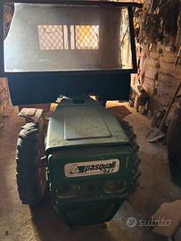 Motoagricola Pasquali con attrezzi