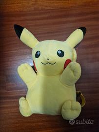 Zaino Peluche Pikachu Bambini