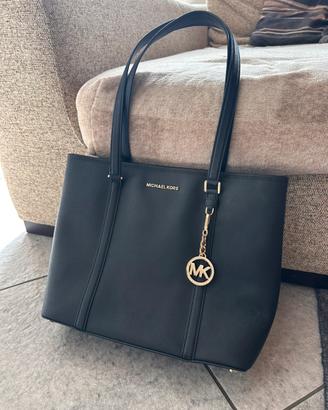 Borsa shopper Michael Kors in pelle nera