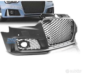 PARAURTI ANTERIORE AUDI A3 8V 12 16 LOOK RS3 CROMO