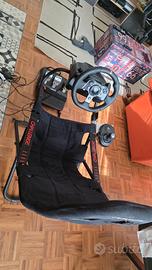 postazione e volante per simracing