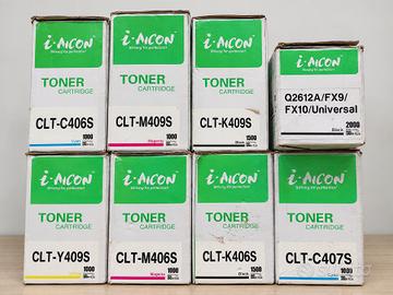 8 toner compatibili Samsung HP Canon CLT 406S 409S