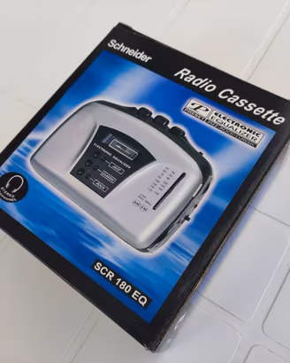 Walkman Schneider SCR 180 EQ - Nuovo in Scatola