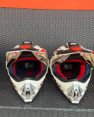 Casco moto enduro taglia S (55-56)