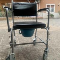 Sedia WC per disabili