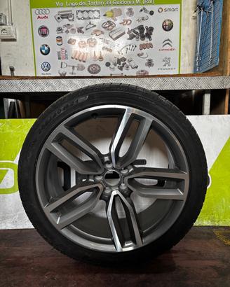 cerchio Audi Q5 2015 in ferro 21 pollici bicolore