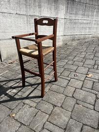 Sedia in legno per bimbi