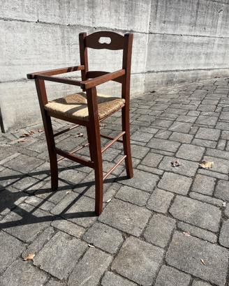 Sedia in legno per bimbi