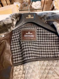 Giacca in vera pelle T. Moro tg. 56 Milestone