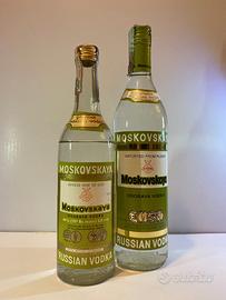 Bottiglie di vodka Moskovskaya