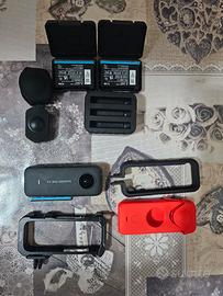 insta 360 x2 con accessori