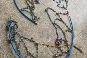 Catene neve ducato camper L 180 -245 usate 1 volta