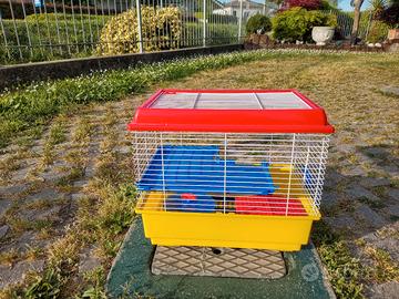 Gabbia x criceto con accessori
