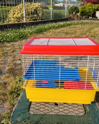 Gabbia x criceto con accessori