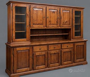 credenza in legno di pino 