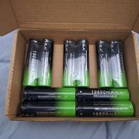 10 batterie al litio 18650