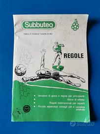 Libretto Regole Subbuteo