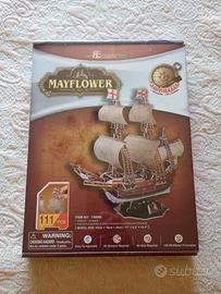 Puzzle 3D Mayflower 111pz CubicFun Sigillato

