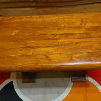 Tavolino artigianale in castagno massello