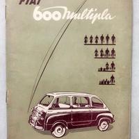 FIAT 600 MULTIPLA '56 USO MANUTENZIONE ORIGINALE