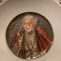 Piatto da muro vintage Papa Giovanni XXIII