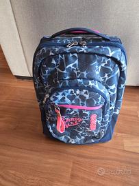 Zaino trolley Seven Shiny Girl scuola blu/rosa 
