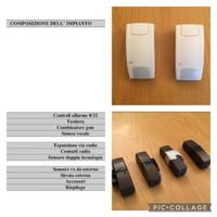 Impianto allarme antintrusione ARITECH