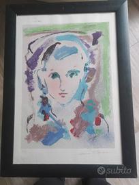 Serigrafia ernesto treccani a 22 colori