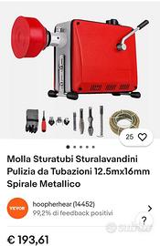 molla sturatubi e sturalavandini