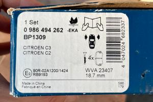 Pastiglie freno Bosch per Citroen C2 e C3