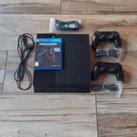 console Ps4 + 2 joypad originali+gioco +....