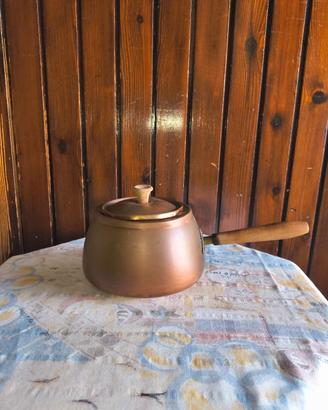Pentola per Fonduta in Rame