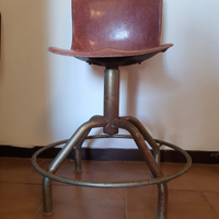 Sedia/Sgabello Industriale Vintage Anni 50'