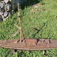 modello nave in legno grande