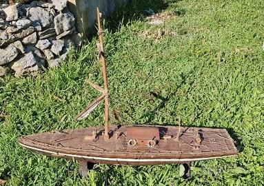 modello nave in legno grande