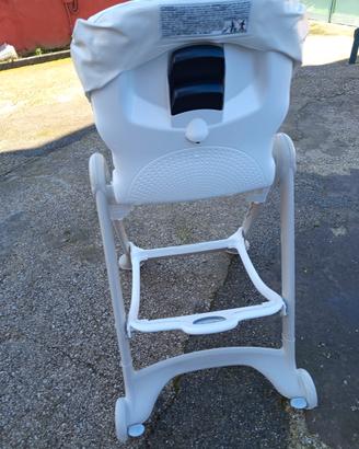 2 Articoli, seggiolone + seduta sedia bambino