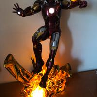 Statue iron man maquette sideshow