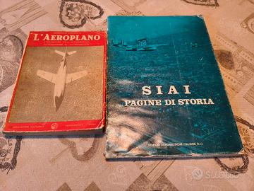 2 Libri Aviazione: Ludovico 1954 + SIAI Storia
