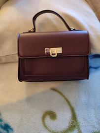 Borsa a mano borgogna