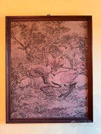 Quadro arazzo incorniciato