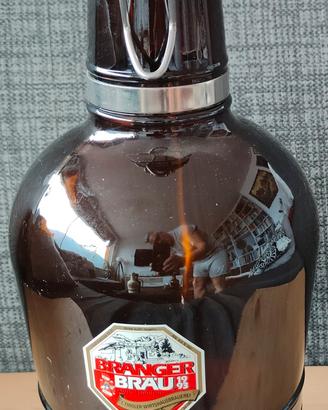 Bottiglia birra BRANGER BRAU 1993 beer Pubblicitar