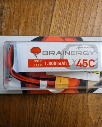 Batteria LiPo Brainergy 3S,  1800 mAh 45C