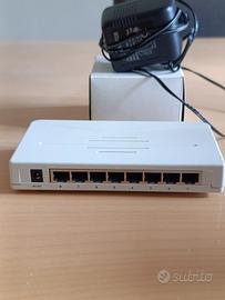 Digicom Switch 8 Porte Gigabit Bianco