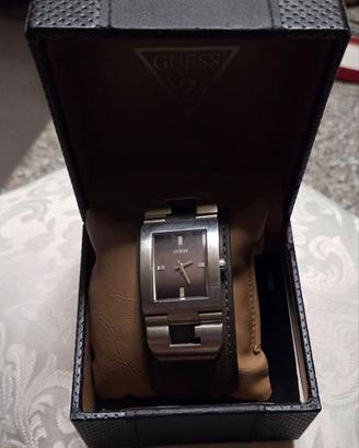 Orologio GUESS rettangolare + cinturino a polsino