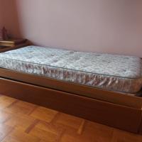 Letto singolo con secondo letto estraibile