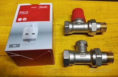 4 KIT valvola / detentore / termostatica  DANFOSS 