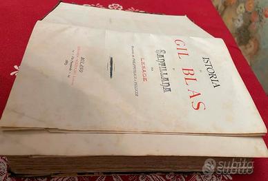 Istoria di Gil Blas edita nel 1885