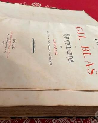 Istoria di Gil Blas edita nel 1885