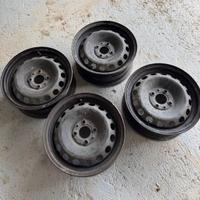 Cerchi ferro 14 pollici fiat panda 169